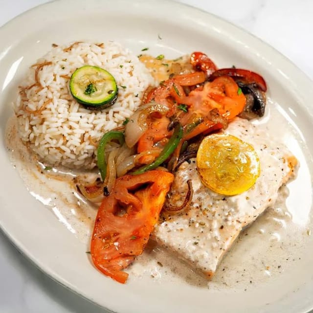 Baked Salmon.
