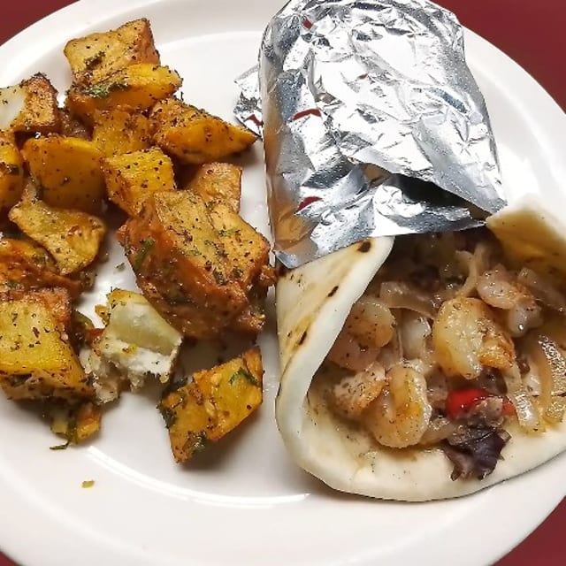 Shrimp & Crab Wrap.