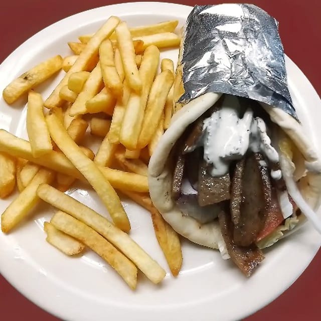 Lamb Gyro Wrap.