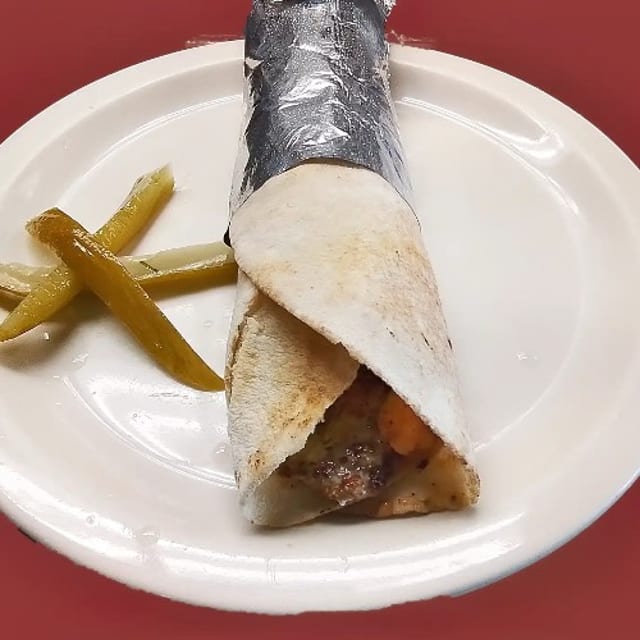 Chicken Shawarma Wrap.