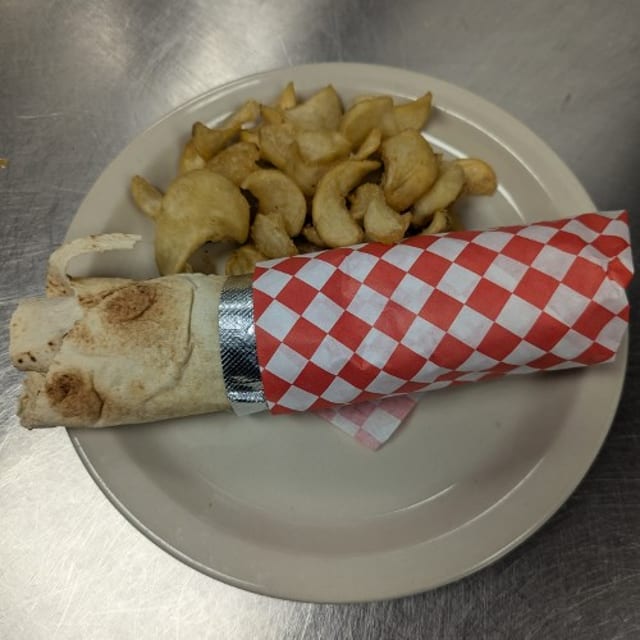 Beef Shawarma Wrap.
