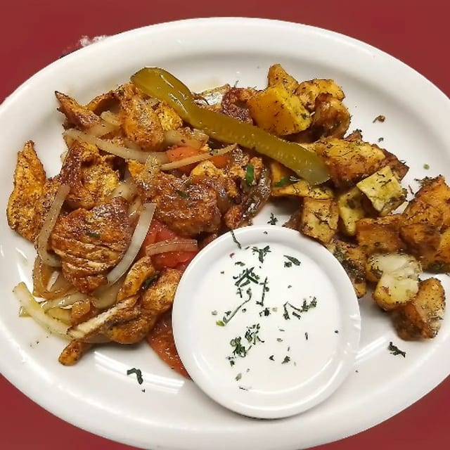 Chicken Shawarma Platter.